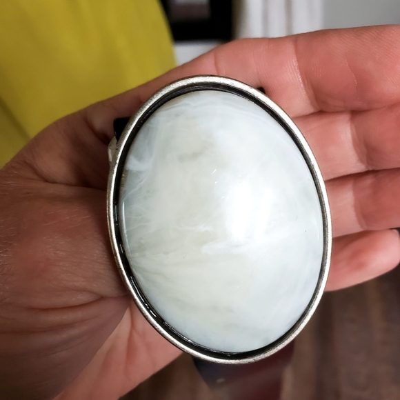 ba&sh Black Belt with White Oval Accent - Picture 4 of 6